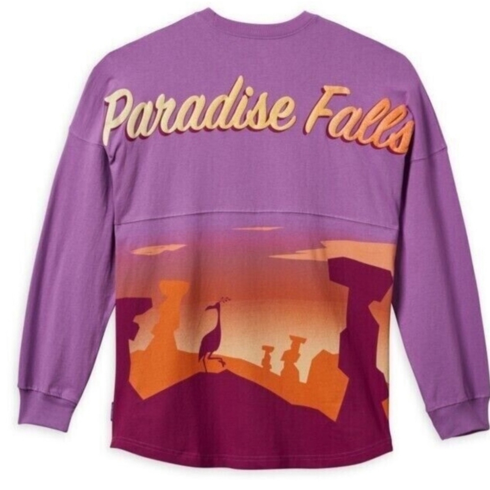 DISNEY Spirit Jersey Paradise Falls UP Cotton Long Sleeve Size XL